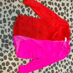 Two tone - Red and Pink Blazer
